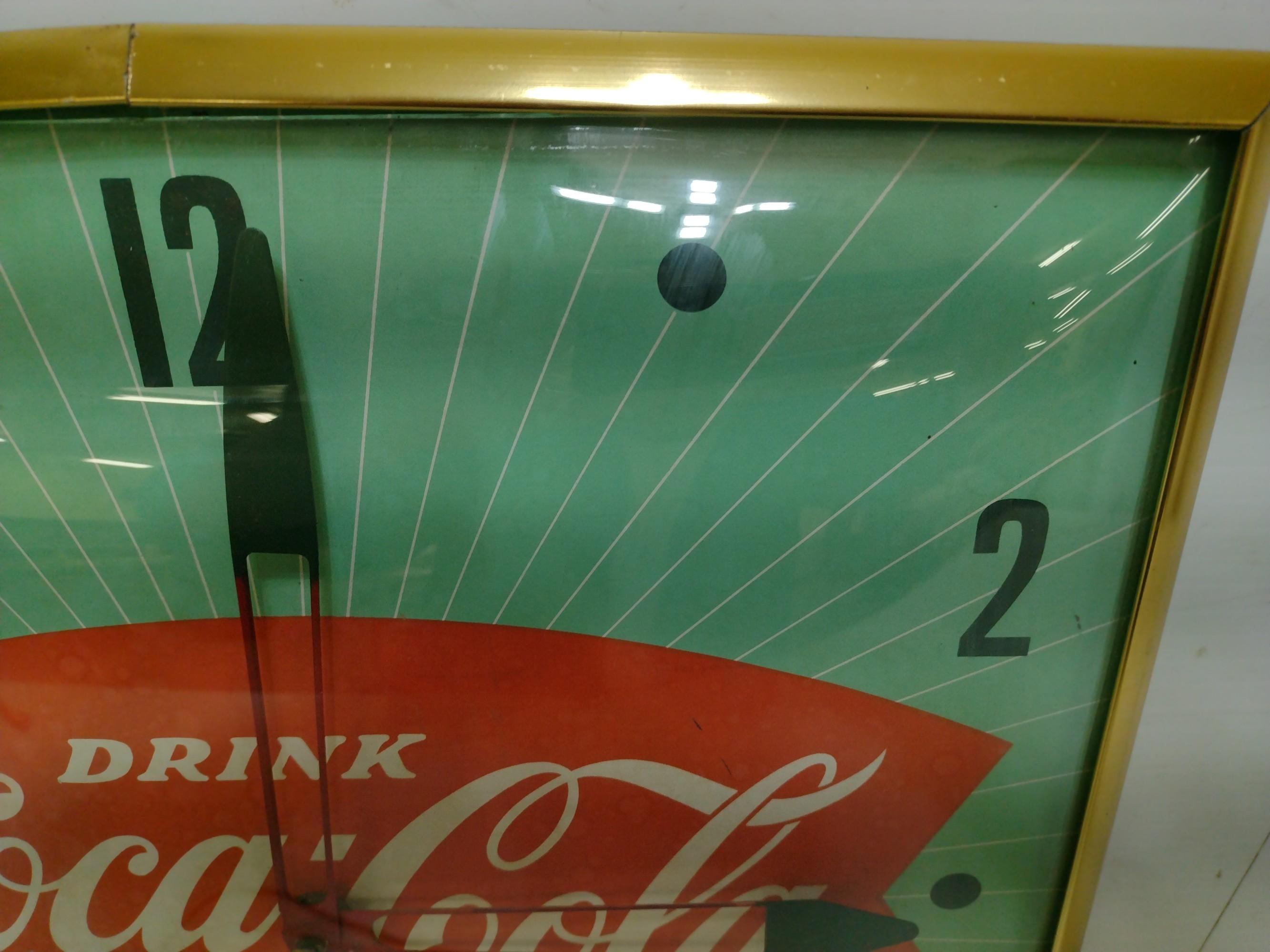 Drink Coca-Cola Advertising Clock