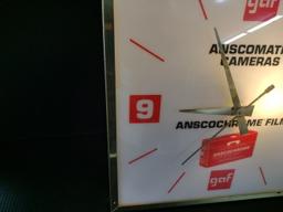 Universal Time GAF Lighted Advertising Clock