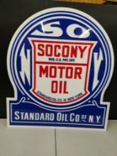 Single-Sided Plexiglass Standard Oil Company Advertising Sign