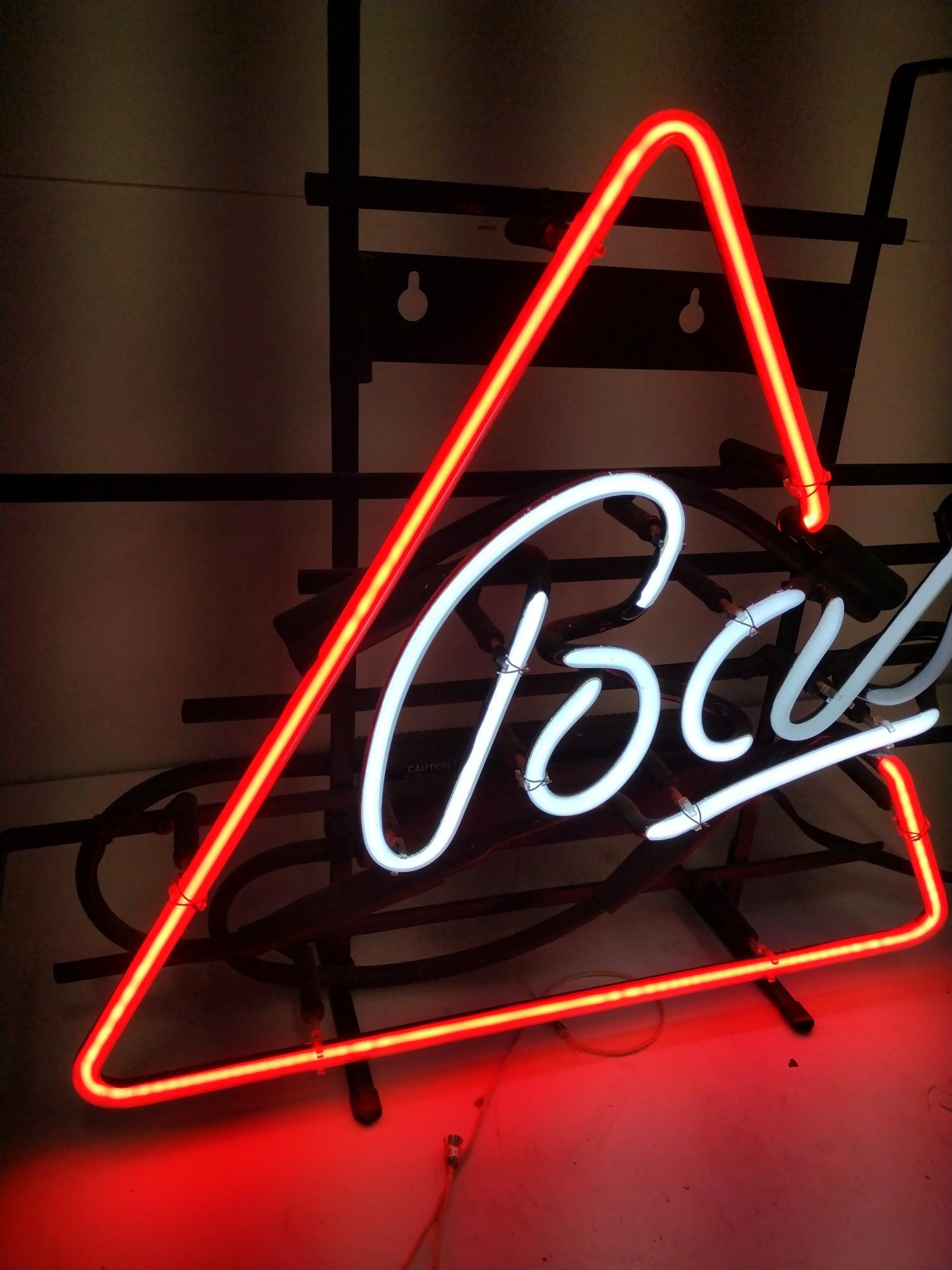 Bass Beer Neon Advertising Sign