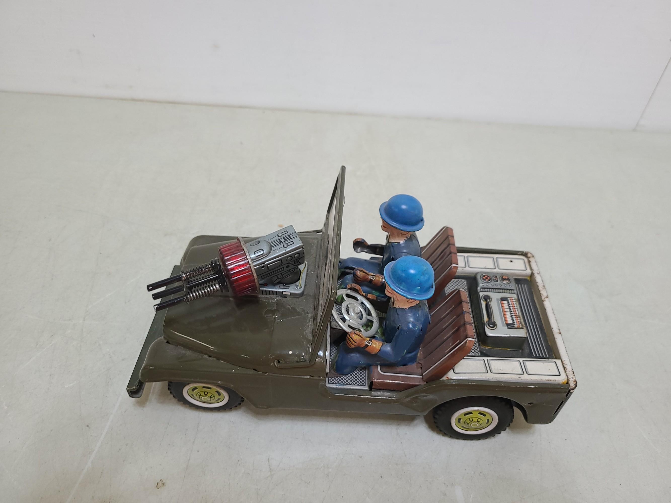 1960s Tin Toy Combat Jeep