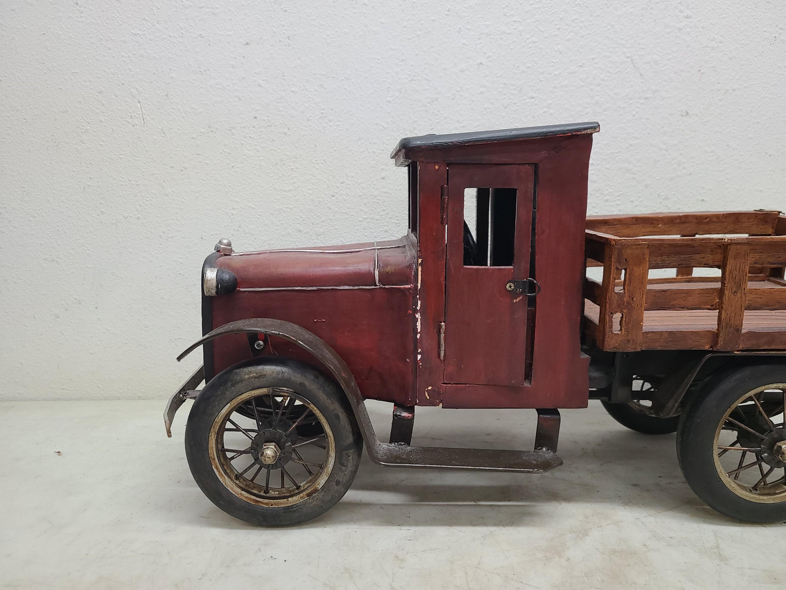 Folk Art Stake Bed Truck