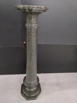 42 Inch Solid Marble Plant Stand