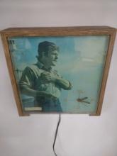 Lighted Winston Cigarettes Advertising Clock