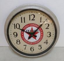 Texaco 24v DC Advertising Clock