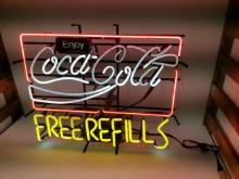 Neon Coca-Cola Advertising Sign