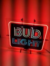 Bud Light Neon Advertising Sign