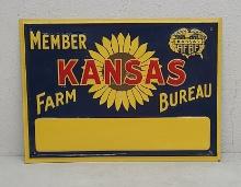 SST Embossed,  Kansas Farm Member Bureau Sign