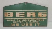 SS Metal, Berg, Barns Equipment Sign