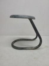 Unusual Galvanized Milking Stool