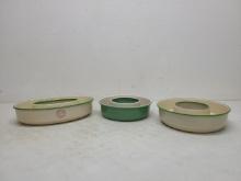 3x Enamelware Bundt Pans