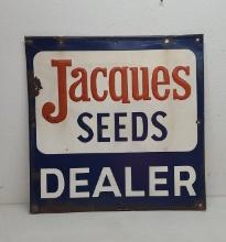 SST Embossed,  Jacques Seed Dealer Sign