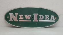 SST Embossed, New Idea Oval Tin Sign