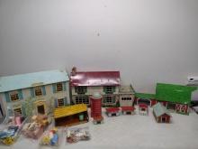 Vintage Metal Toy Farm Model Set