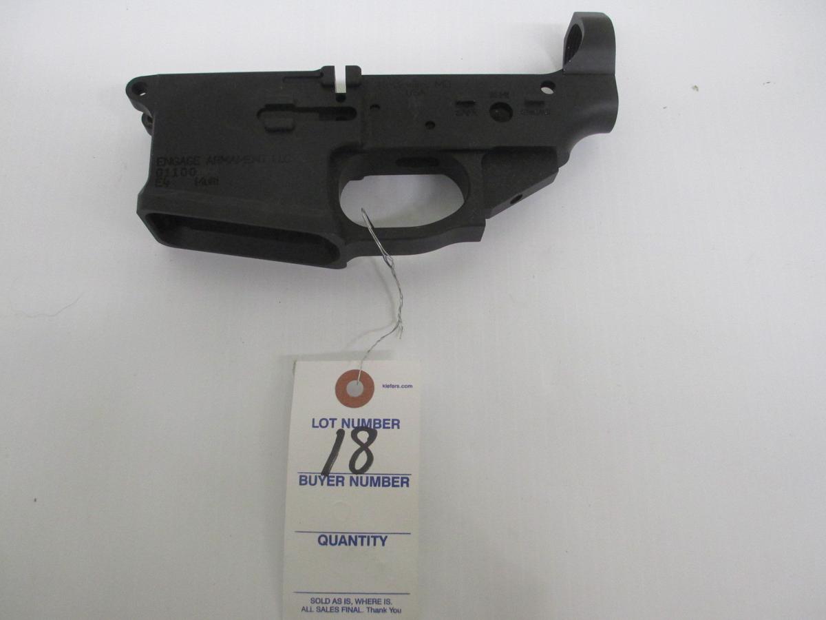 STRIPPED  RECEIVER-MODEL E4-MULTI CALIBER-ENGAGE ARMAMENT-FORGE MILL