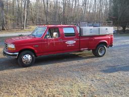 1997 FORD F350 CREW CAB DUALLY PICK UP 2WD
