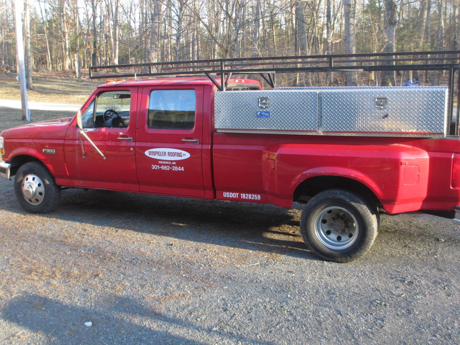 1997 FORD F350 CREW CAB DUALLY PICK UP 2WD