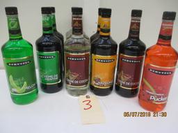 LOT-(10) ASSORTED LIQUORS