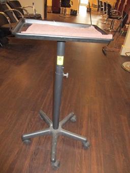 PORTABLE INSTRUMENT/TRAY HOLDER ON CASTERS