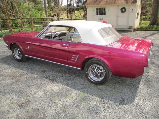 1966 FORD MUSTANG-CONVERTIBLE WITH FACTORY 4 SPEED. VIN 6F08C326494