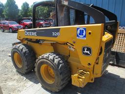 JOHN DEERE 328 DIESEL SKID STEER LOADER-ONE OWNER MACHINE 2065 HOURS