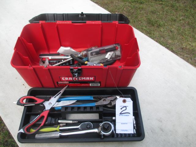 CRAFTSMAN TOOLBOX WITH ASST. TOOLS