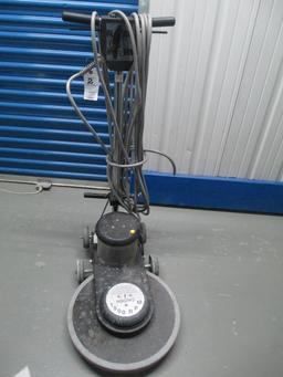 FLOOR BUFFER-BLACKHAWK 1500 RPM-NEEDS REPAIR CORD CUT.