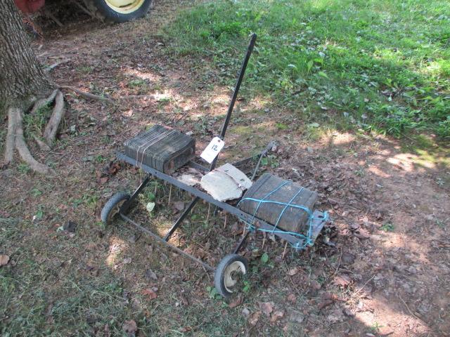 TOW BEHIND SPRING TIME DETHATCHER FOR LAWN TRACTOR