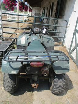 ATV-SUZUKI GEIGER QUAD RUNNER. 4 X 4  WITH 981 INDICATED MILES