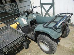 ATV-SUZUKI GEIGER QUAD RUNNER. 4 X 4  WITH 981 INDICATED MILES