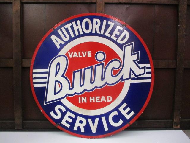 42 IN BUICK PORCELAIN SIGN BY WALKER