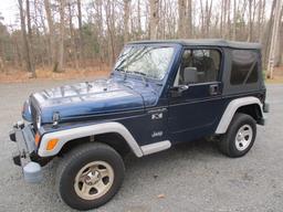 2002 JEEP WRANGLER X-VIN1J4FA39S42P708351