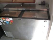 PERLICK REACH IN COOLER BC48SG 24 X 48 110V WAS IN OPERATION WHEN BUSINESS CLOSED 3/24