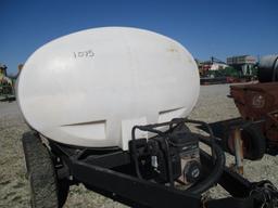 1075 1000 GAL NURSE TANK W/GAS MOTOR