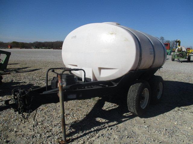 1075 1000 GAL NURSE TANK W/GAS MOTOR