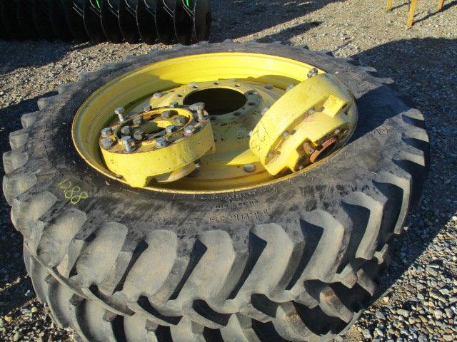 1288 14.9R46 JOHN DEERE DUALS W/HUBS