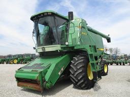 1353 9610 JOHN DEERE COMBINE C/A 14.9-24 5044-3187HRS S/N:H09610X676147