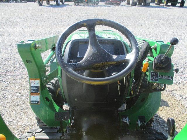 1368 3038E JOHN DEERE 2 POST MFD HST W/305 JD LOADER 563HRS S/N:1LV3038EHAH3107817