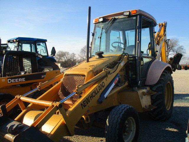 1457 555E NEW HOLLAND TLB C/A 16.9-28 4129 HOURS S/N:031019428