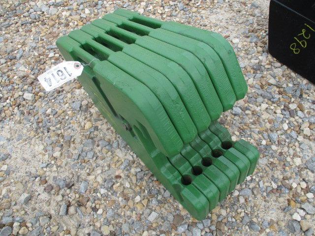 1614 6 JOHN DEERE FRONT WEIGHTS