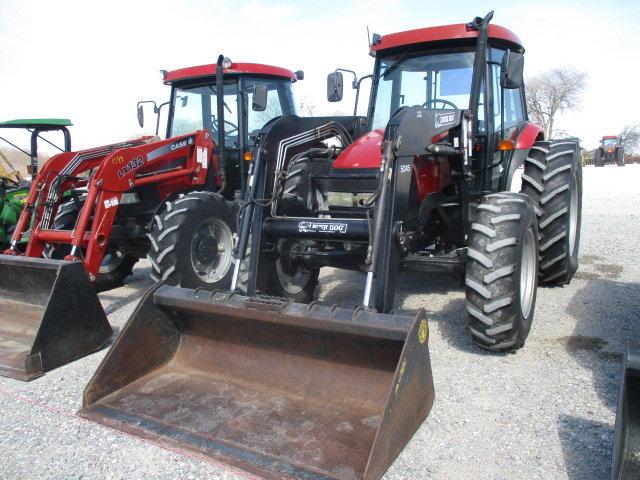 1617 JX95 C-IH C/A MFD W/5045 BUSH HOG LOADER 18.4X34 1764HRS