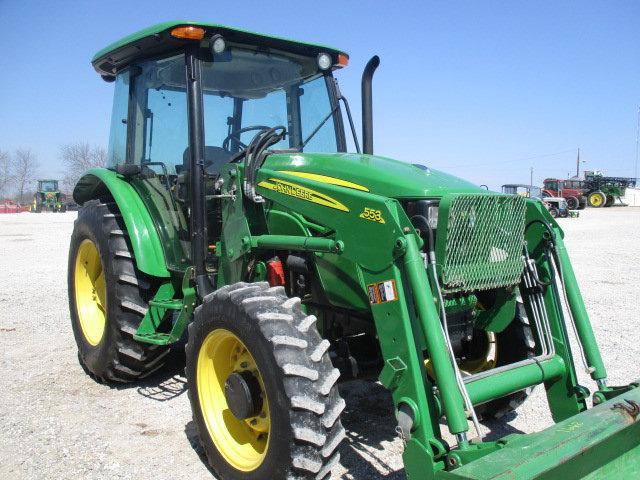 1662 5083E JOHN DEERE '11 C/A MFD W/553 JD LOADER 16.9X30 741HRS S/N:1LV5083EABY341462