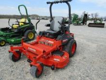 8927 Z726X KUBOTA ZERO TURN MOWER W/60'' DECK 574HRS S/N:Z726XKW53206