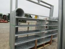 9289 14 CATTLE PANELS W/48" GATES & W/HARDWARE