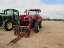 9307 9110S MAHINDRA C/A MFD W/MAHINDRA LOADER & PALLET FORKS 733 HOURS