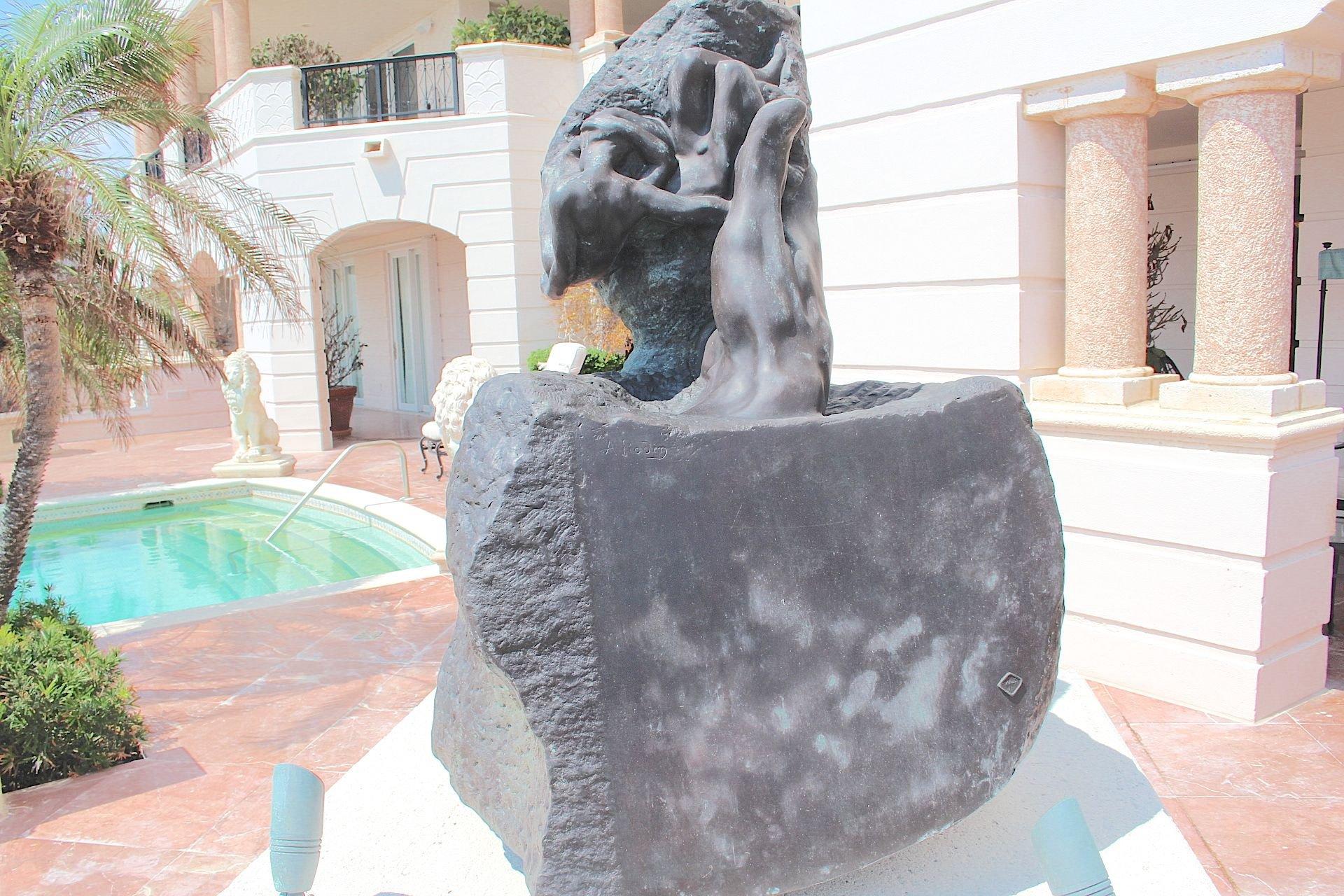 A. Rodin Bronze Sculpture "The Hand of God"