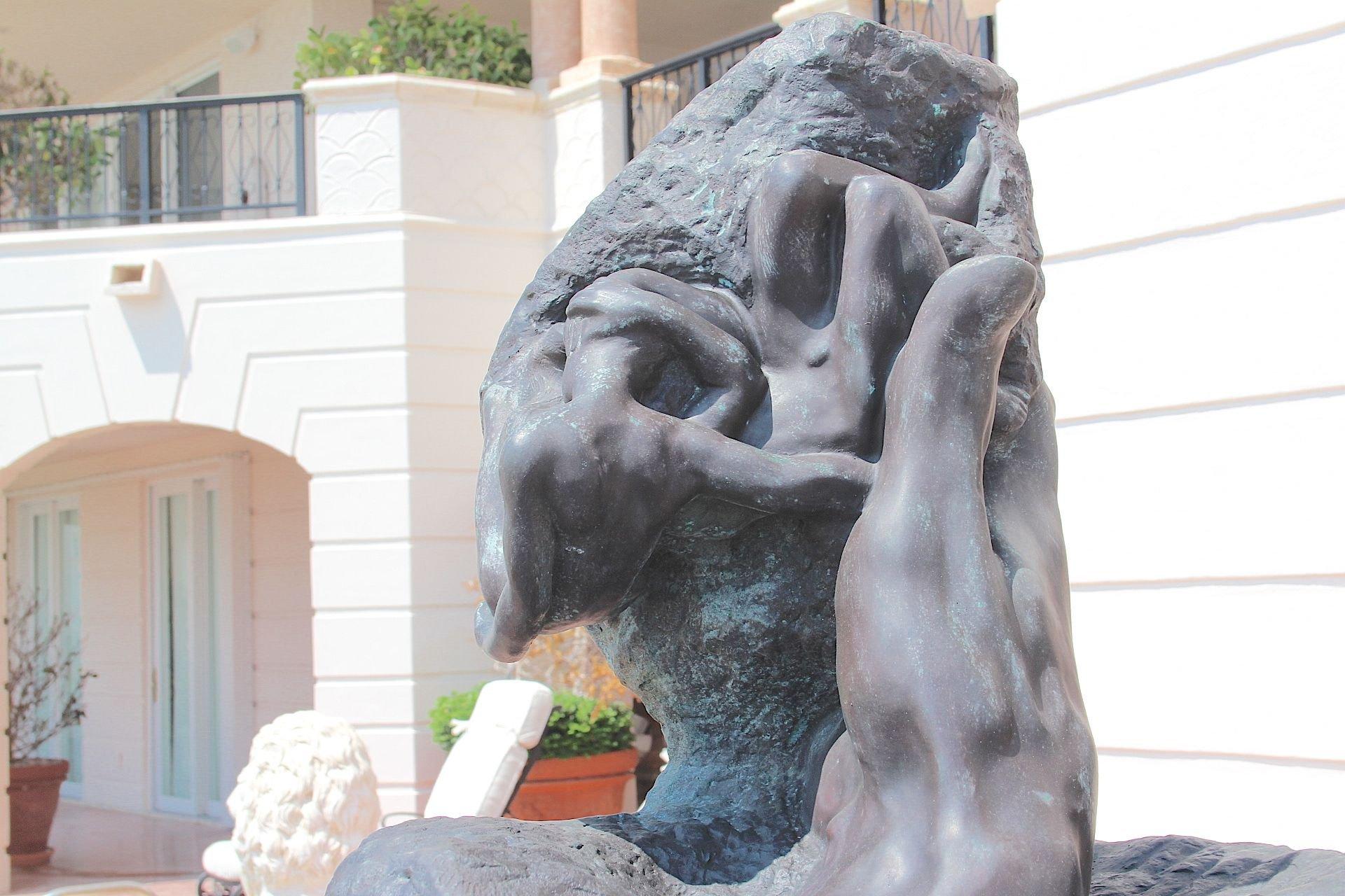 A. Rodin Bronze Sculpture "The Hand of God"