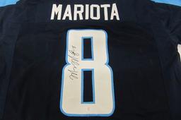 Marcus Mariota Tennessee Titans signed autographed jersey PAAS COA