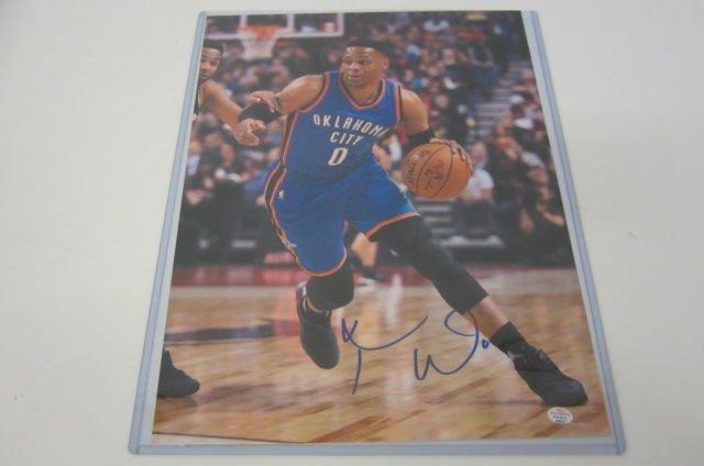 Russell Westbrook OKC Thunder signed autographed 11x14 photo PSAS COA