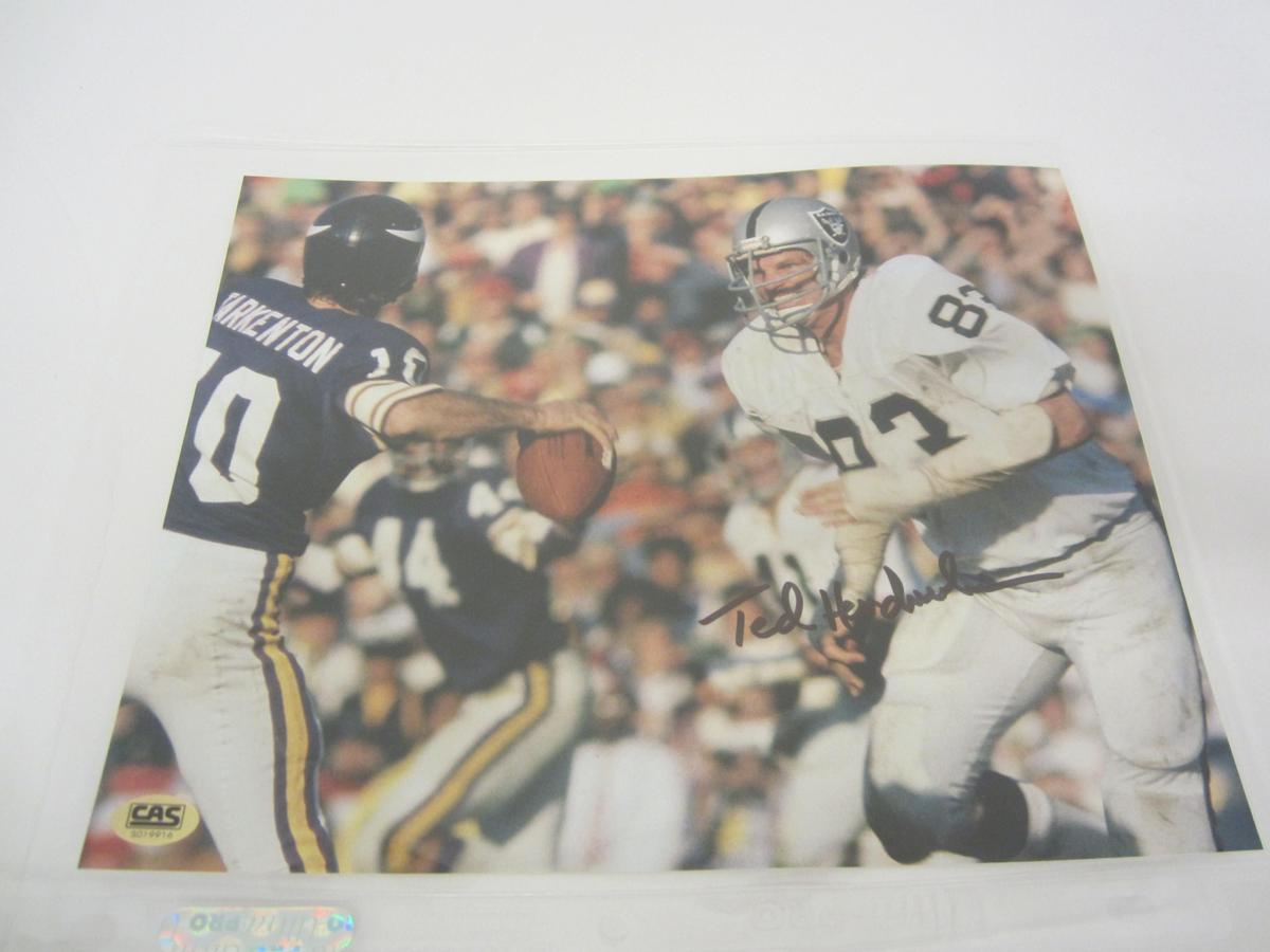 Ted Hendricks Oakland Raiders signed autographed 8x10 Photo CAS COA